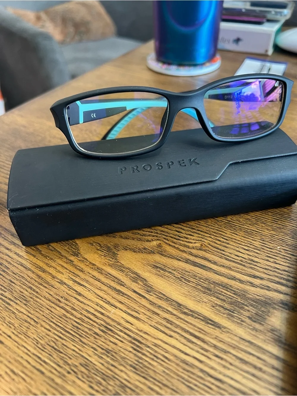 Prospek Blue Light Blocking Glasses in Black/Blue